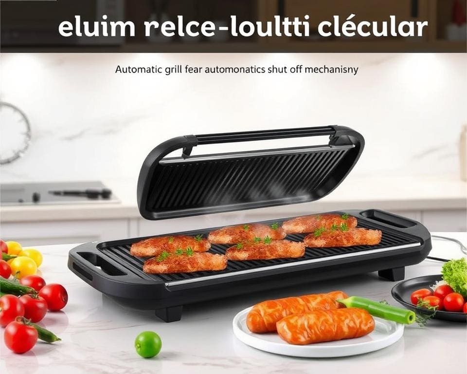 Elektrische grill met automatische uitschakeling