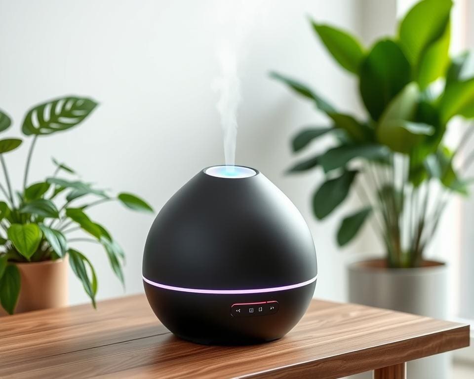 Elektrische luchtbevochtiger met ingebouwde aromadiffuser