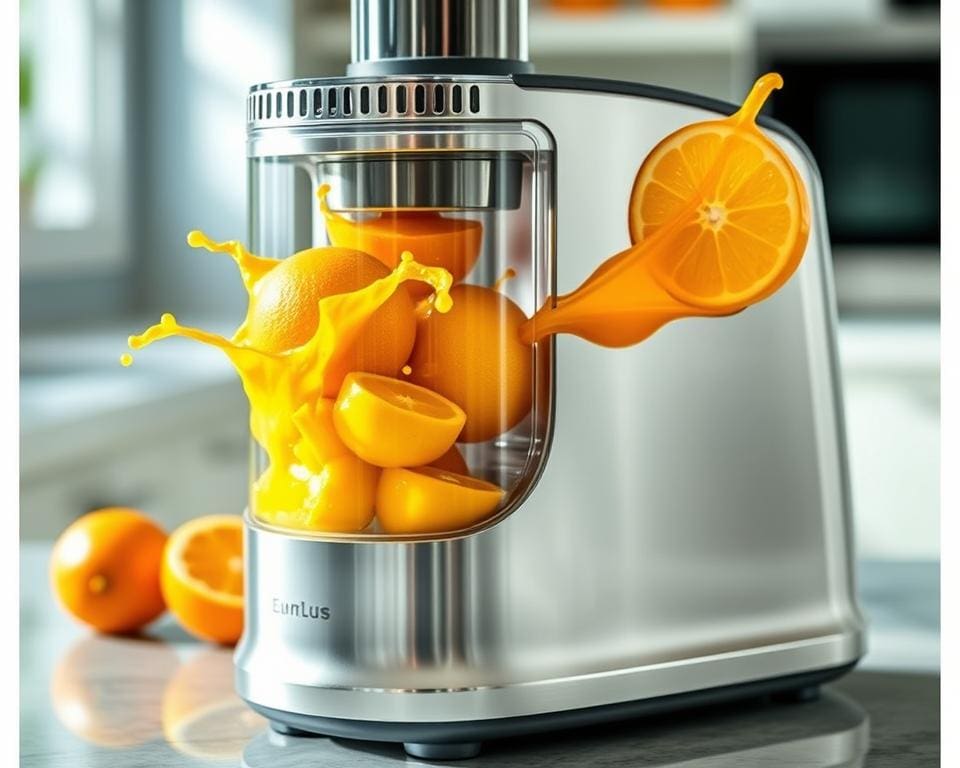 Elektrische sapmachine voor citrusvruchten