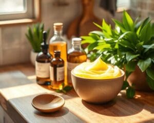 Haarverzorging met natuurlijke oliën en maskers