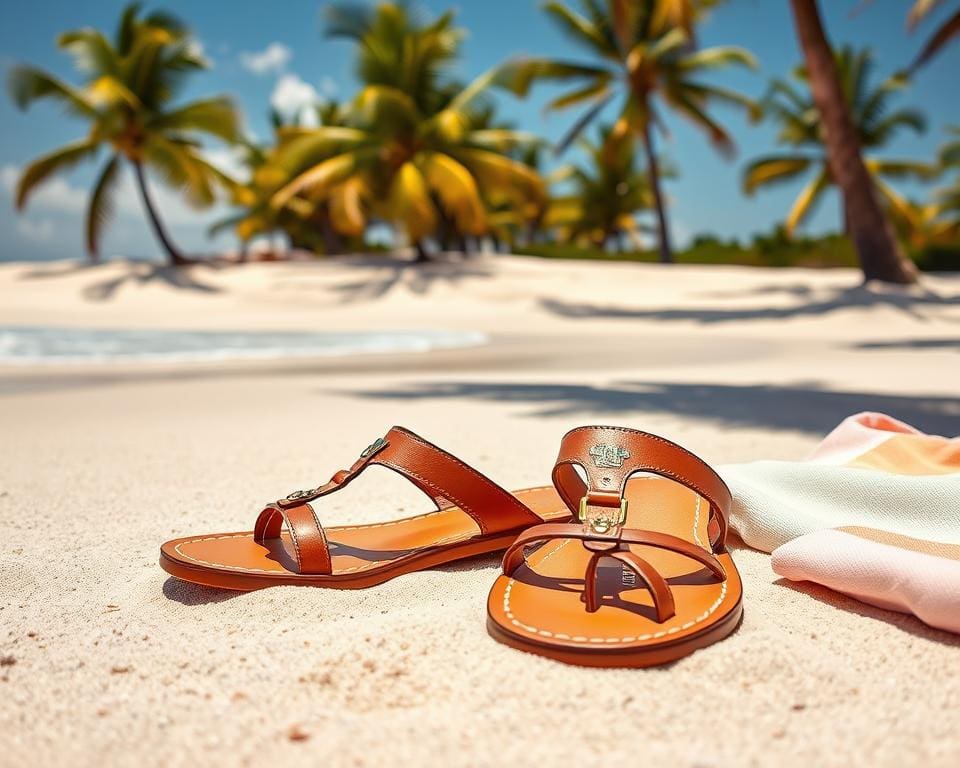 Hermès sandalen voor een chique zomerse look