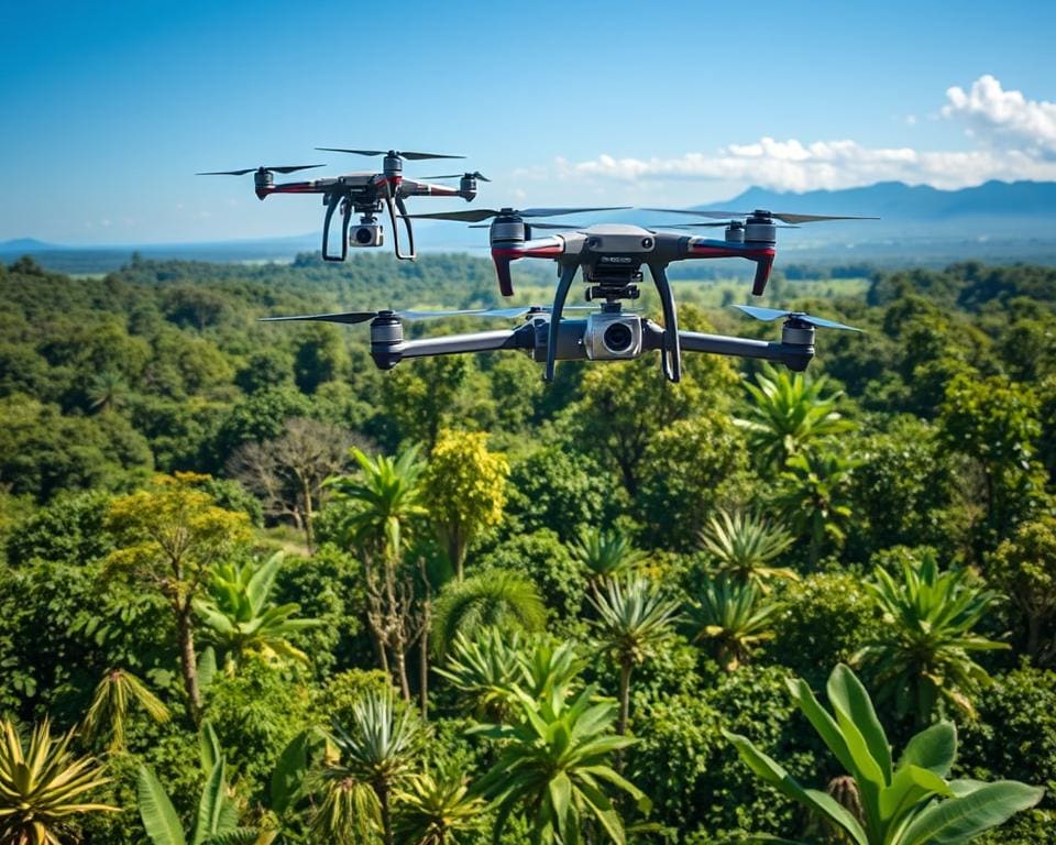 Hoe helpen drones bij het bewaken van kwetsbare ecosystemen?