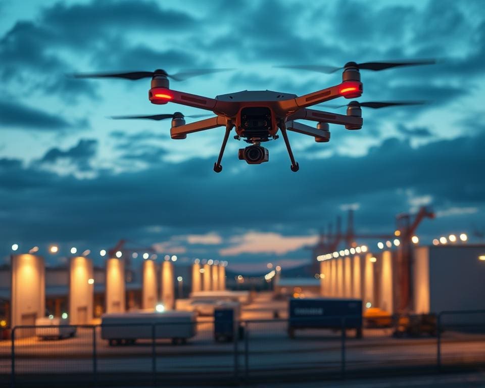 Hoe verbeteren slimme drones de bewaking van industrieterreinen?