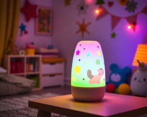 Kinderlampen met een interactieve lichtkleurmodus