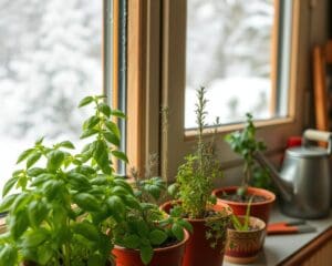 Kun je kruiden kweken in de winter?