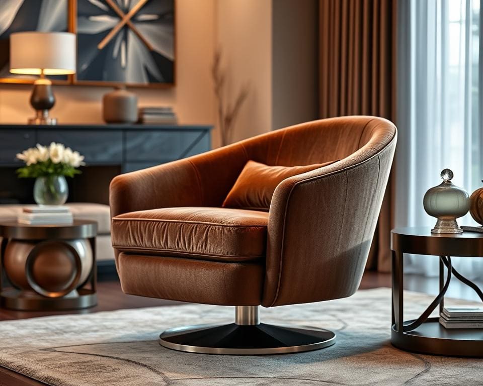 Luxe fauteuil met draaivoet: comfort en flexibiliteit