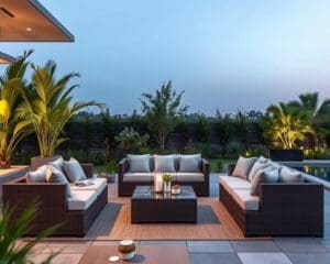 Luxe loungeset in waterafstotend materiaal