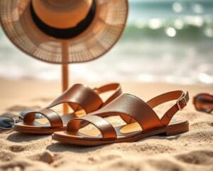 Michael Kors leren sandalen: Luxe voor zomerse stappen