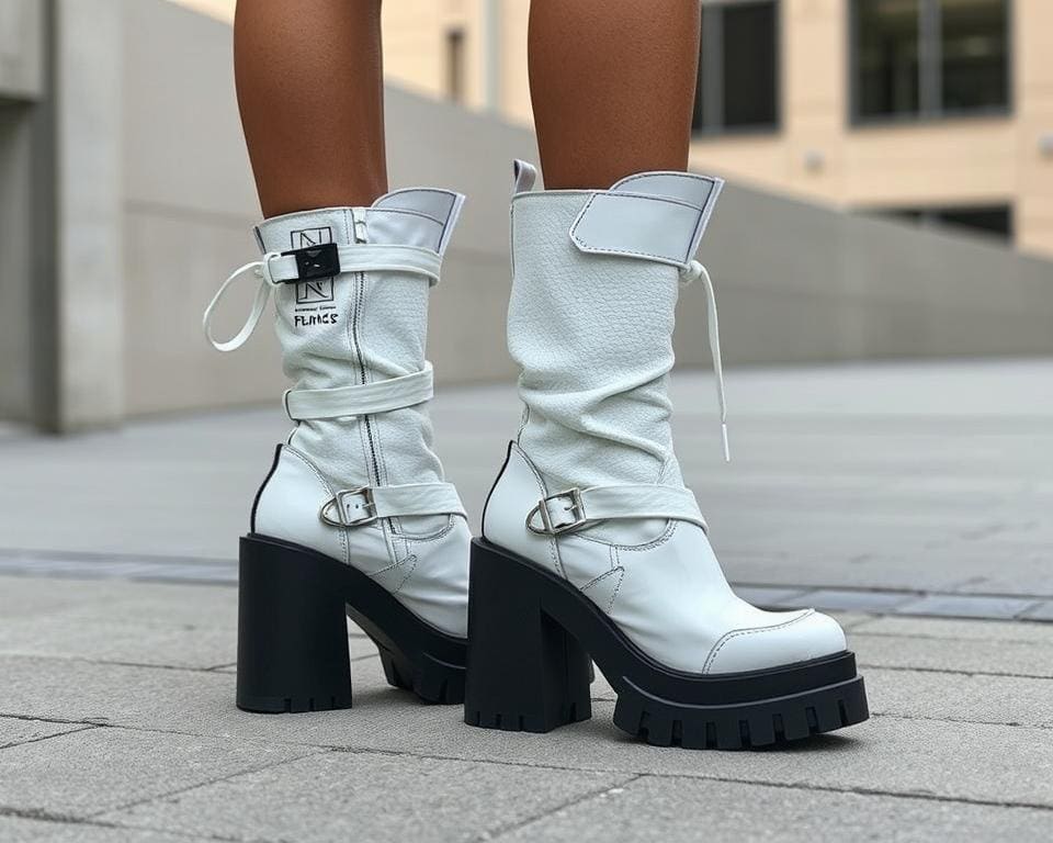 Off-White laarzen: Gedurfd design voor de modebewuste vrouw