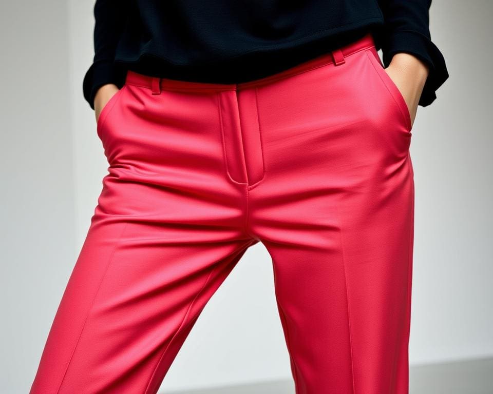 Prada cropped pantalons: Voor een gedurfde uitstraling