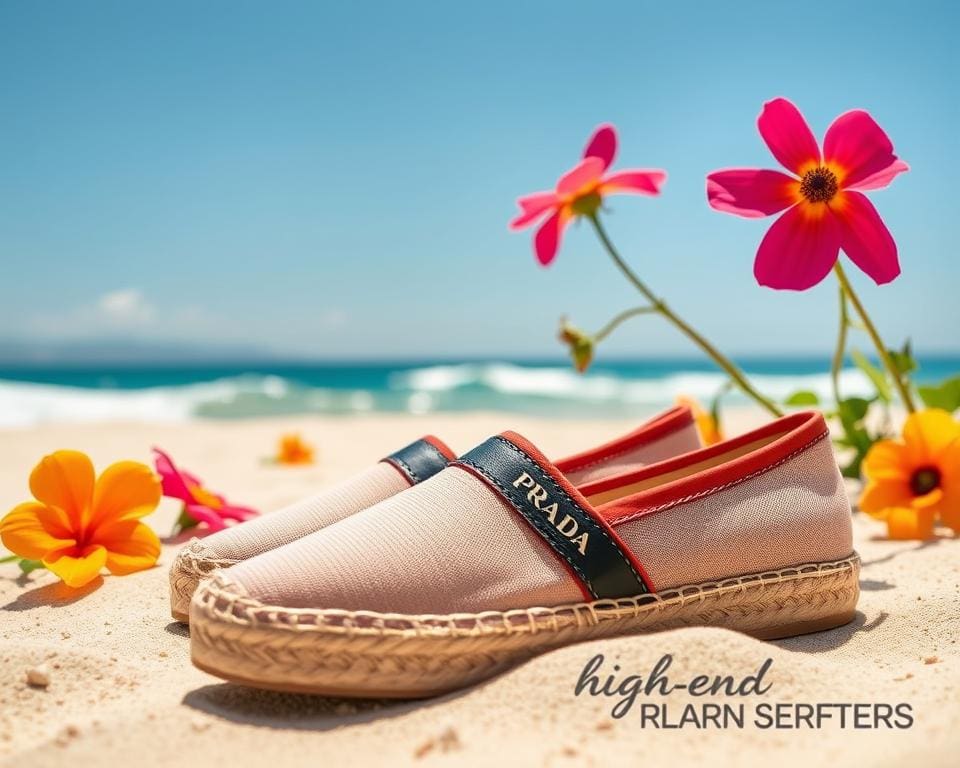 Prada espadrilles: Voor een luxe zomerse look