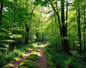 Rust vinden door te wandelen in het bos