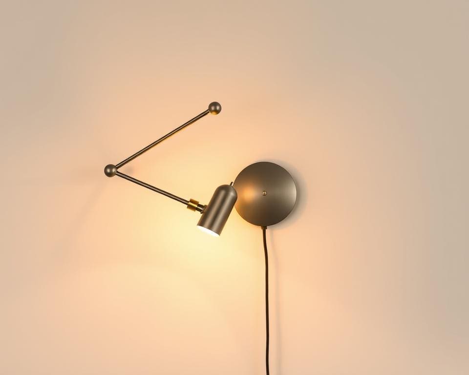 Wandlamp met draaibare armen: functioneel en decoratief
