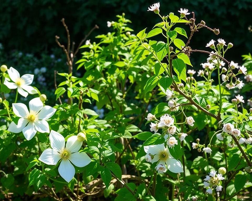 Wanneer clematis snoeien?