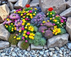 Welke bloemen zijn ideaal voor een rotstuin?