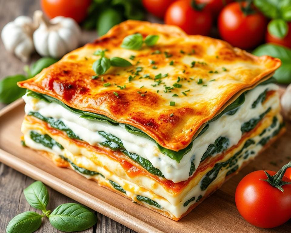 Zelfgemaakte lasagne