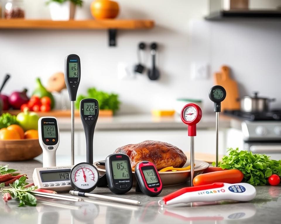 diverse soorten keukenthermometers