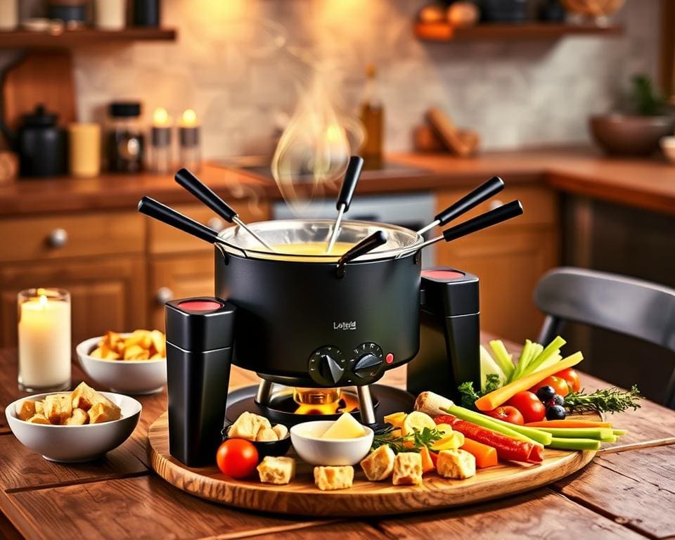 fondueset voor kaasfondue