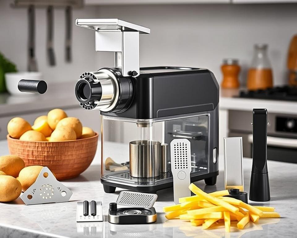 functies frietsnijder elektrisch