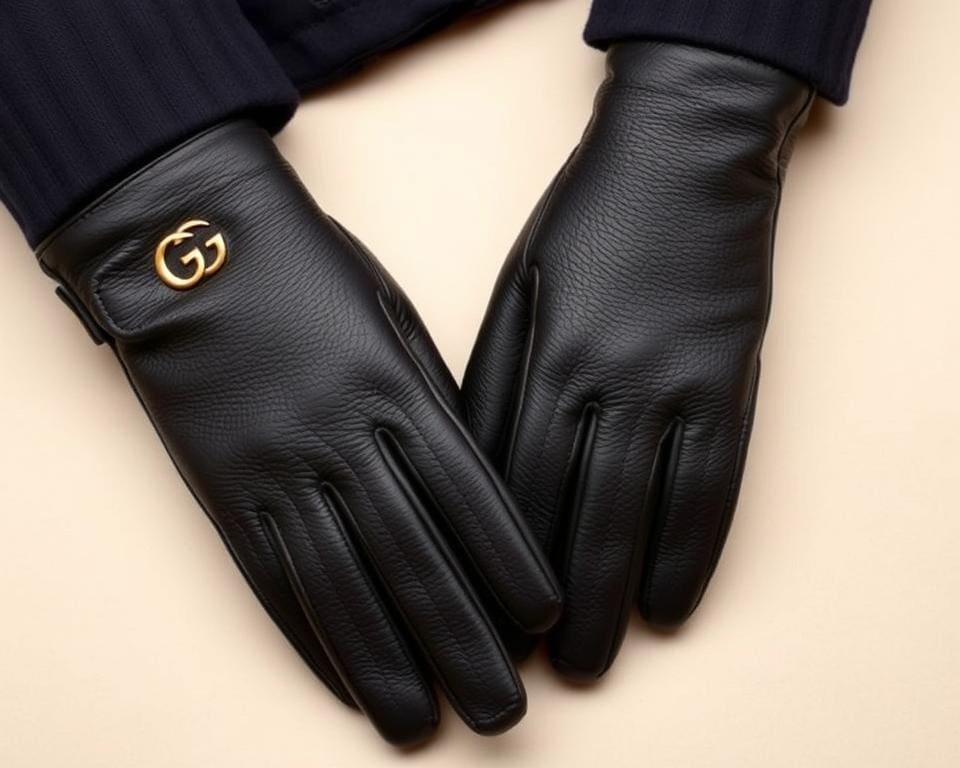 hoogwaardig leder in Gucci leren handschoenen