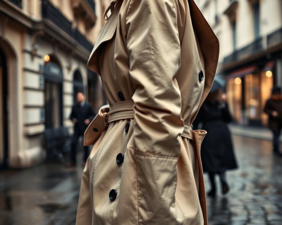 klassieke trenchcoat