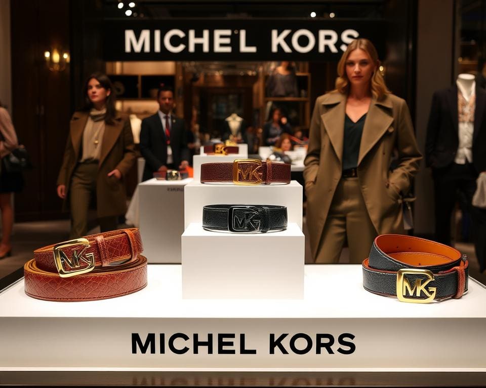 luxe accenten met Michael Kors leren riemen