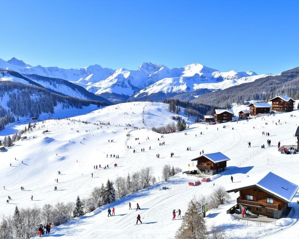 pistes voor skiërs in Les Arcs