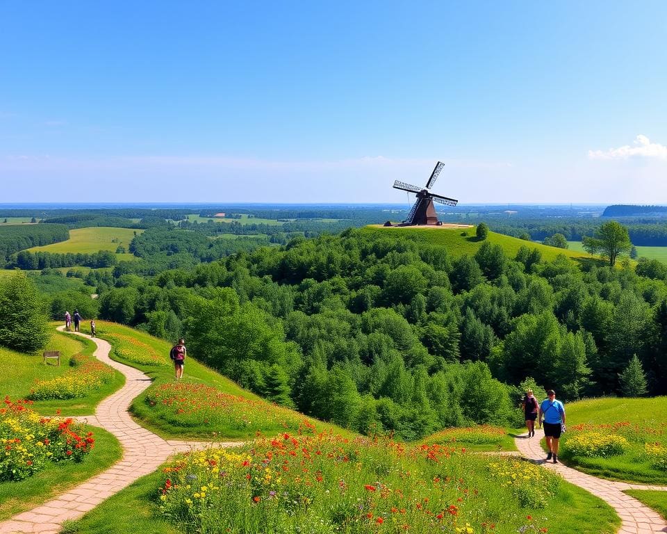 populaire hiking trails Nederland