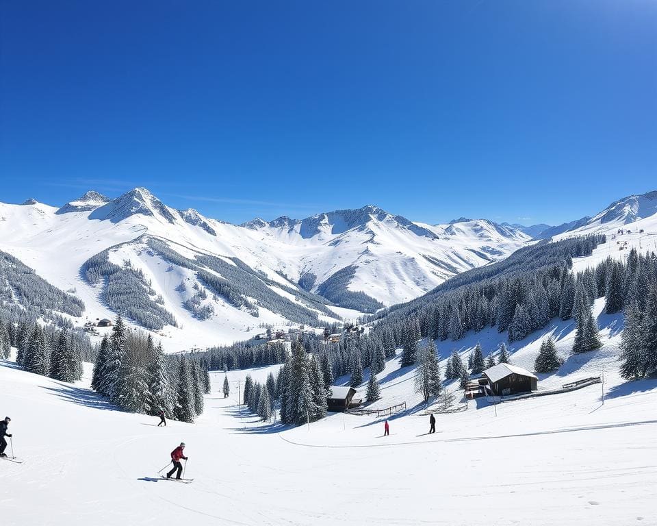 skiën in de Franse Paradiski regio