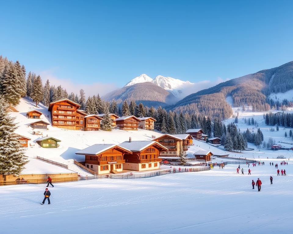 sneeuwpret in Gstaad