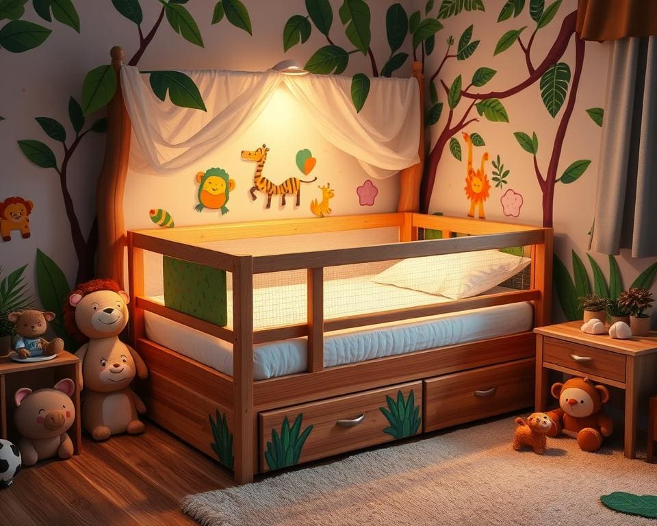 veiligheid en comfort van het kinderbed