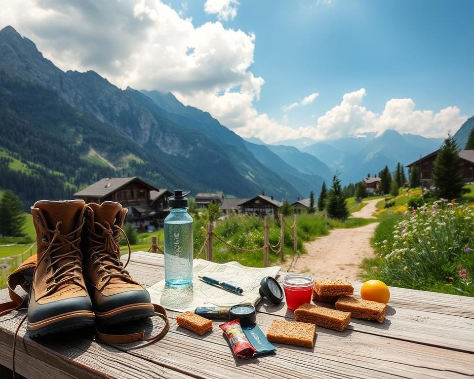 voorbereidingen wandeltocht