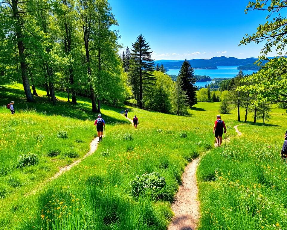 wandelroutes in nieuwe omgevingen