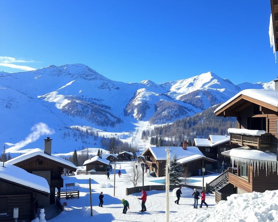 winterse activiteiten Saas-Grund