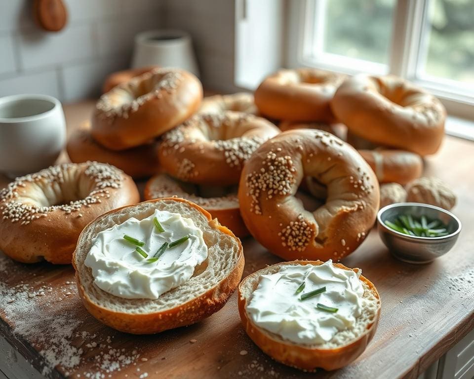 zelfgemaakte bagels