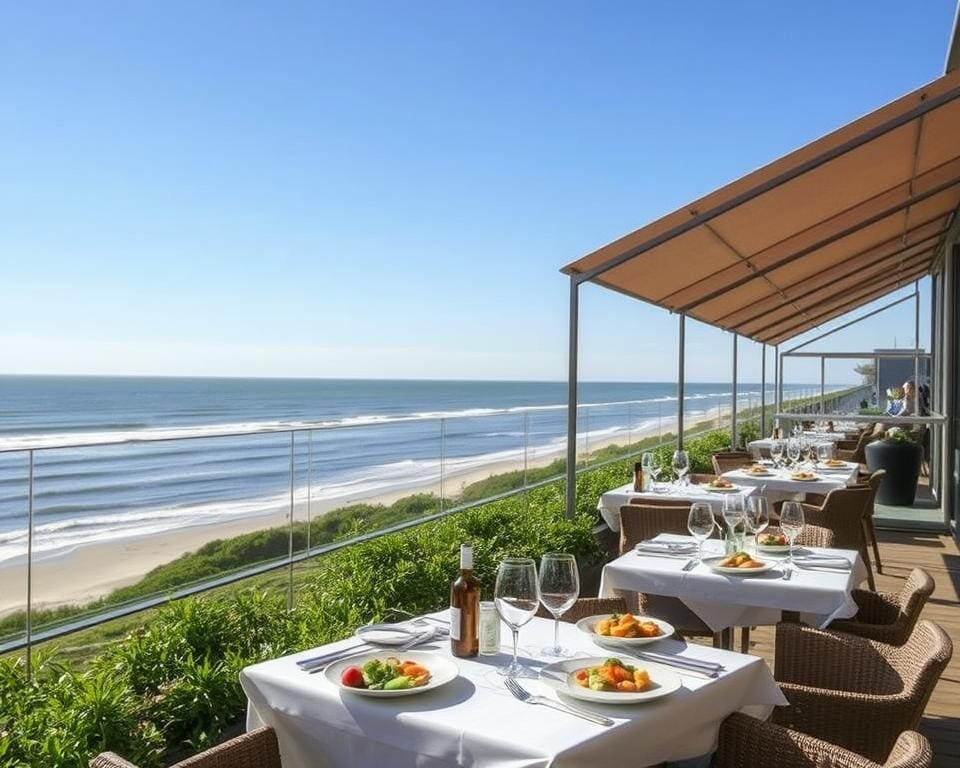 Restaurant Pure C Cadzand uitzicht op zee