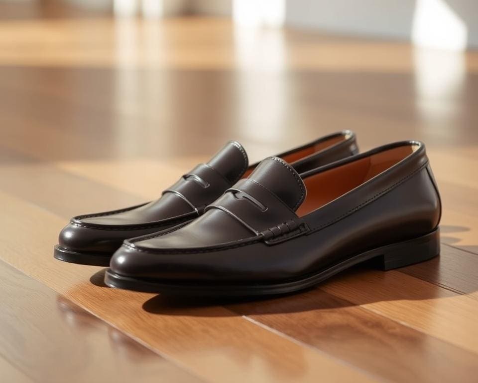 Valentino leren loafers: Voor een elegante en casual stijl