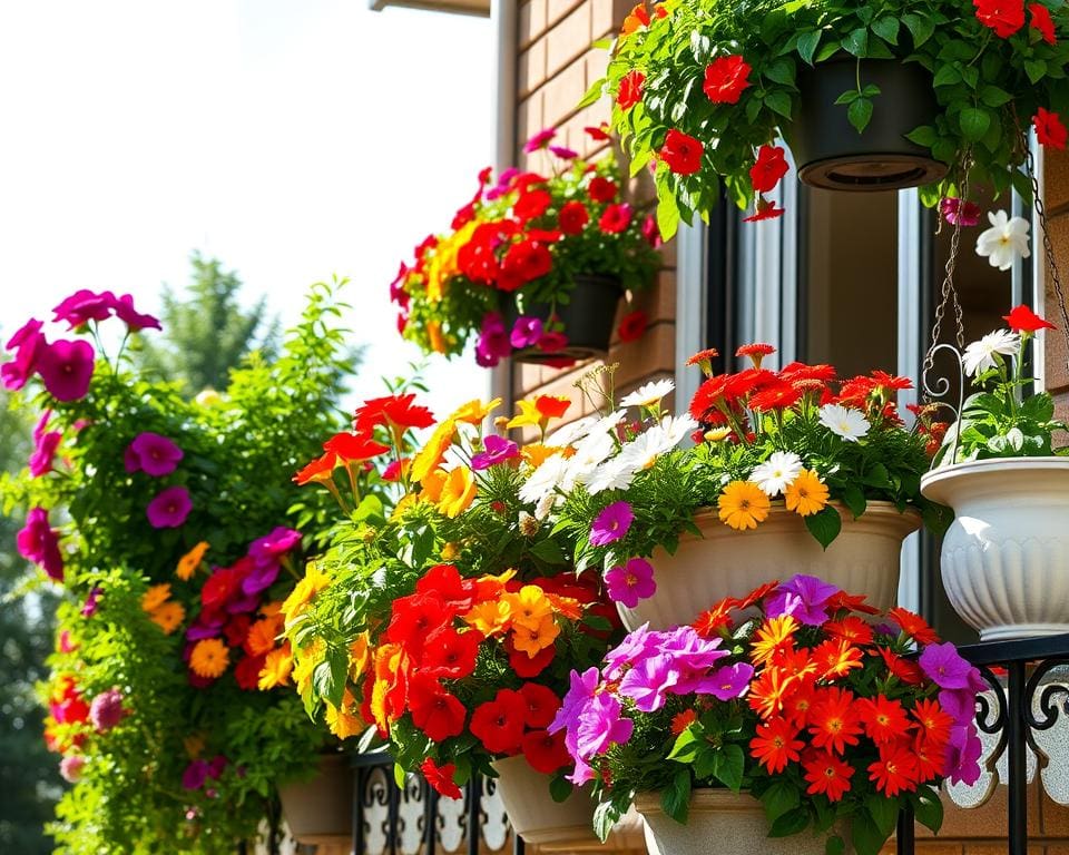 Welke bloemen zijn geschikt voor balkonbakken?