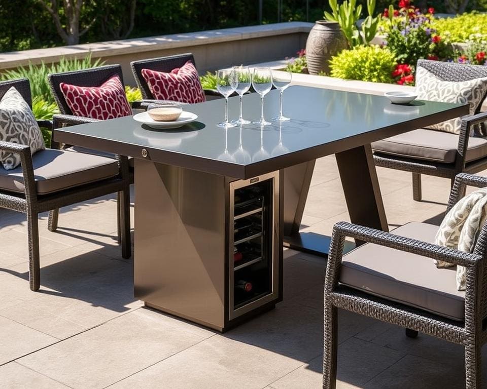 moderne tuinmeubelen met geïntegreerde koelbox moderne tuinmeubelen met geïntegreerde koelbox