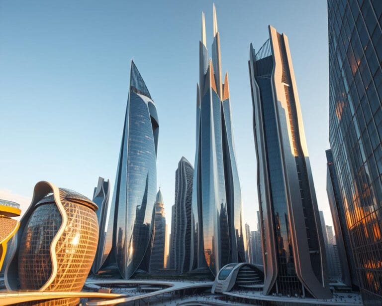 Architectuur visualisaties die de toekomst tonen