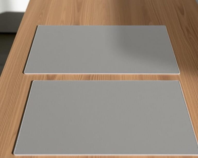 Welke placemats zijn het makkelijkst schoon te maken?