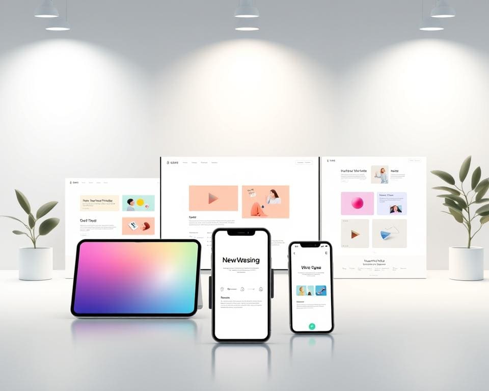 Wat zijn de trends in webdesign?