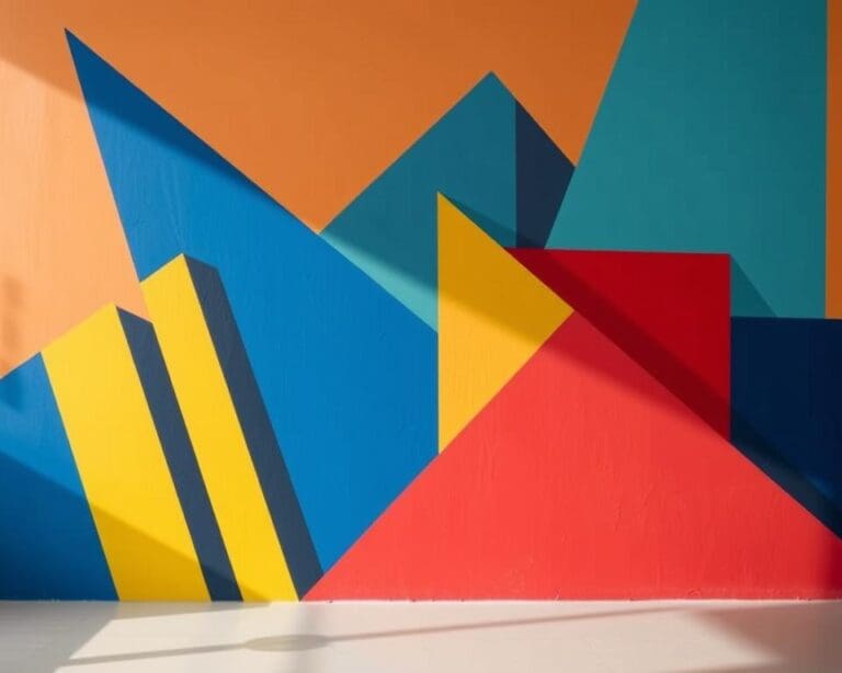 Hoe geef je karakter aan een muur met kleurvlakken?
