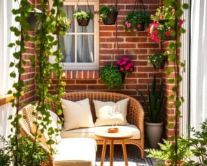 Hoe richt je een klein balkon gezellig en stijlvol in?