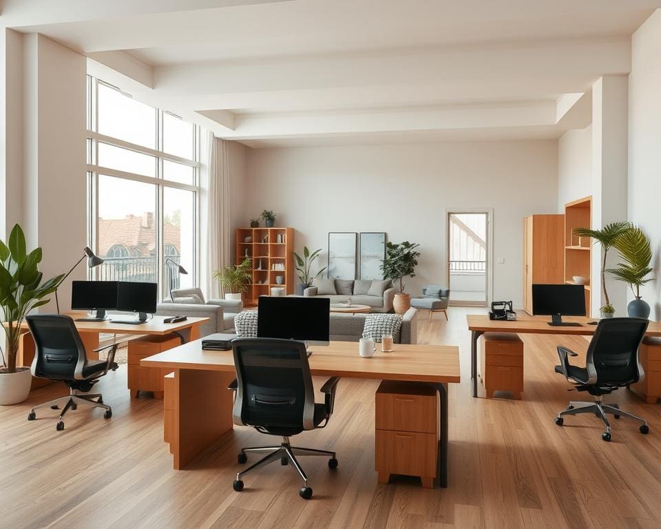 Hoe richt je een woning in met meerdere werkplekken?