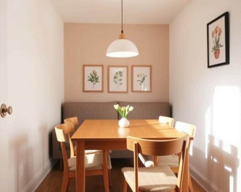 Wat zijn praktische meubels voor een kleine eetkamer?