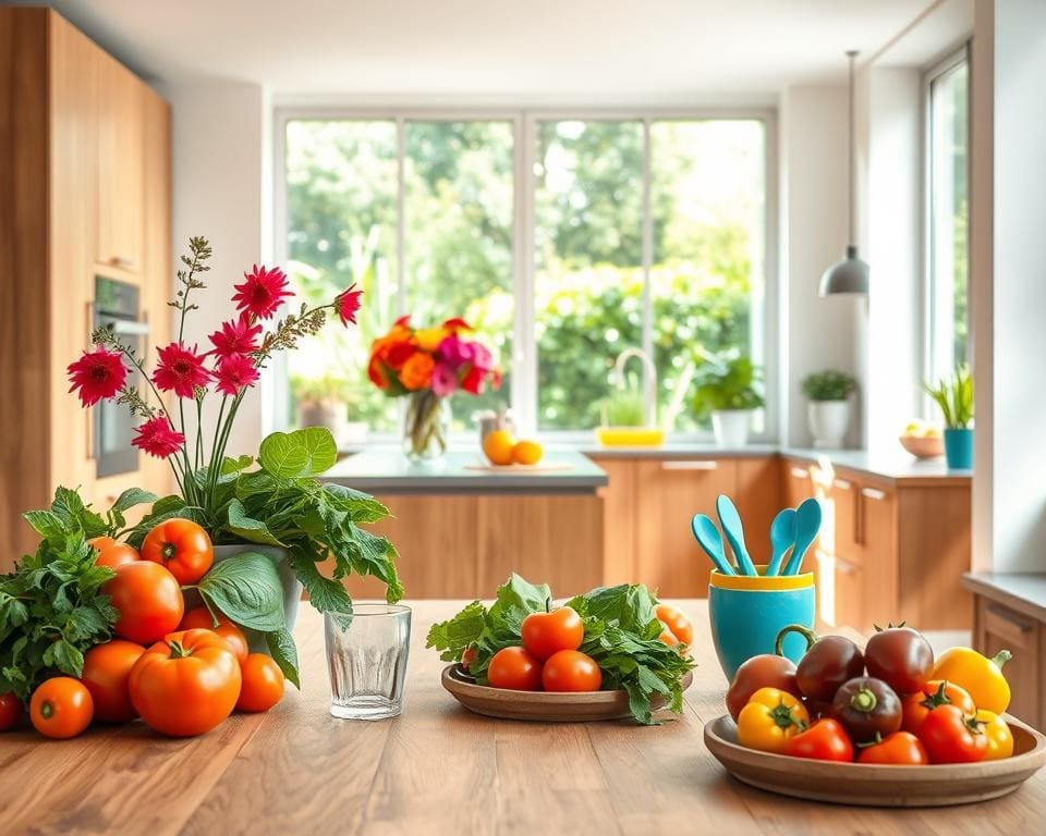 creatief met kleur in de keuken