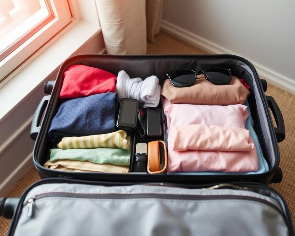 efficiënt inpakken van bagage