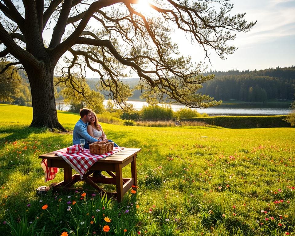 Romantische picknick