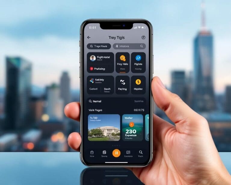 Welke app helpt je bij het organiseren van reizen?